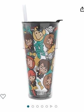 Zak Designs Harry Potter Insulated Plastic Tumbler 16 oz